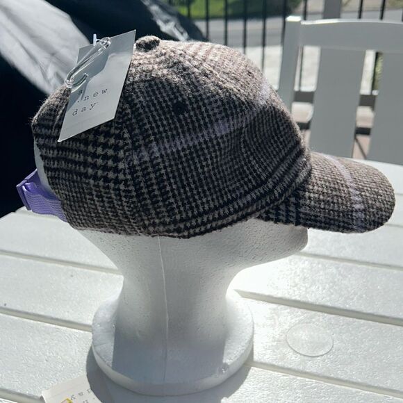 New a new day brown lavender tweed baseball hat one size - Picture 1 of 5